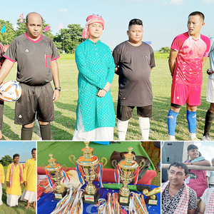 राप्रपा भद्रपुर ३ द्धारा हात्तीमारामा नकआउट फुटबल प्रतियोगिता शुरु