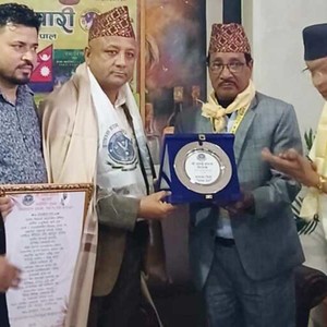 खर्साङको टोली विर्तामोडमै आएर दर्नाललाई गर्यो सम्मान 