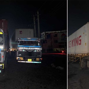 बिर्तामोडबाट ३ करोड ६१ लाखको सामानसहित ३ वटा भारतीय कन्टेनर नियन्त्रण 