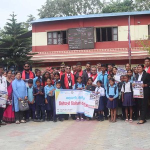 बाह्रदशी जेसीजद्वारा १७ जना  विद्यार्थीको अभिभावकत्व ग्रहण