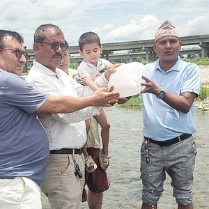 काफ्ले बन्धुले गरे महाकालीदेखि कनकाईसम्मका नदीबाट संकलित पानी मेचीमा समायोजन