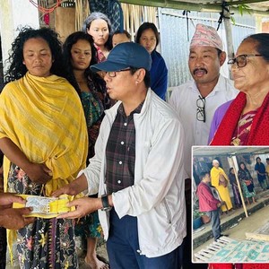 हावाहुण्डरीले घर भत्किएर मृत्यु भएका मगरको परिवारलाई हल्दीबारी गाउँपालिकाको सहयोग   