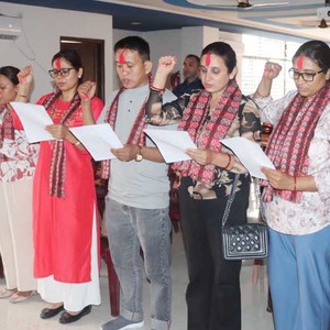 नेपाल निजामती कर्मचारी संगठन बिर्तामोडको अध्यक्षमा तेजेन्द्र तामाङ