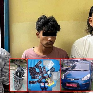 लागूऔषध, नगद र कारसहित गौरीगञ्जबाट ३ जना कारोबारी पक्राउ 