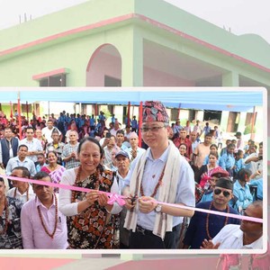 शुक्रराज आविमा निर्माण भएको भवन उद्घाटन 