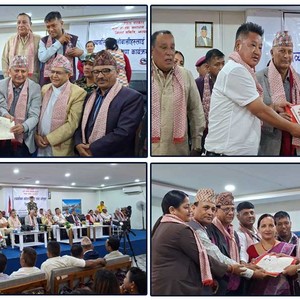 अर्जुनधारा नगरका ९६  अव्यवस्थित बसोबासी घरपरिवारलाई धनिपूर्जा बितरण 