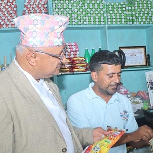 मुख्यमन्त्री कार्कीद्धारा दिब्यदृष्टि पुजा सामाग्री उत्पादन स्थलको निरिक्षण 