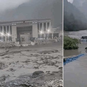 रसुवा बाढी‍मा १८ जना सम्पर्कविहीन, ९ जनाको उद्धार, त्रिशूली नदीमा फसेका २ जनाको हेलिकप्टरबाट उद्धार