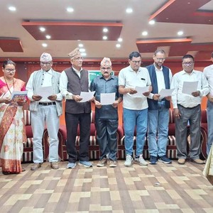 ऊँ नमः शिवाय साकोसको अध्यक्षमा पुनः भरतलाल गिरी सर्वसम्मत निर्वाचित   