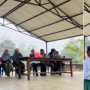 अभिषेक खतिवडाद्वारा विद्यालयलाई सहयोग, बालबालिकालाई न्यानो कपडा वितरण