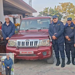 इप्रका सुरुङ्गालाई कनकाई नगरले दियो सवारी साधन 