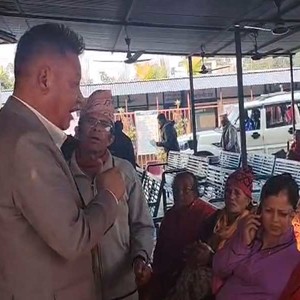 अर्जुनधारा नगर प्रमुख गोम्देनद्धारा शनिश्चरे नगर अस्पतालको अनुगमन  