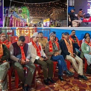 भजनले गुञ्जायमान भयो गायत्री मन्दिर, श्रद्धा र भक्तिभावले उल्लासमय बन्यो वार्षिकोत्सव