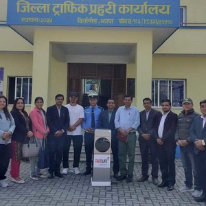 इप्रका अनारमनी र ट्राफिक प्रहरी कार्यालयमा सहयोग प्राप्त हुँदै 