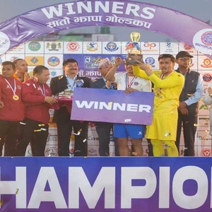 सातौँ झापा गोल्डकपको उपाधि मछिन्द्रले उचाल्यो    