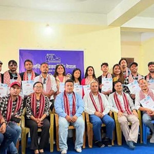 चलचित्र पत्रकार संघ नेपाल झापाको नयाँ नेतृत्व चयन, अध्यक्षमा एकराज प्रधान