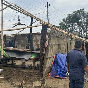 हावाहुरीका कारण झापामा लाखौंको क्षति 