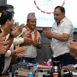  राहत कोषलाई निर्मल भट्टराईको सहयोग