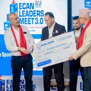 भोटेकोशी बाढीबाट प्रभावित नागरिकलाई इक्यान झापाको १० लाख सहयोग भोटेकोशी बाढीबाट प्रभावित नागरिकलाई इक्यान झापाको १० लाख सहयोग