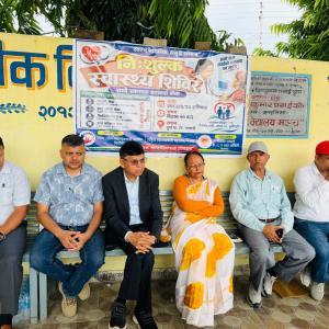 गरामनीमा निःशुल्क स्वास्थ्य शिविर, ३११ जनाले लिए सेवा