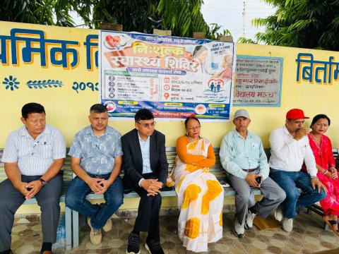 गरामनीमा निःशुल्क स्वास्थ्य शिविर, ३११ जनाले लिए सेवा