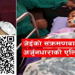 जेईबाट पीडित बालीका एलिनाको उपचार्थ अभियान सुरु
