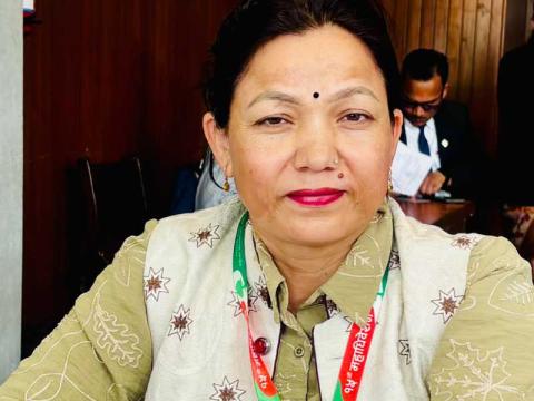 दमककी उपप्रमुख रेगिना भट्टराईले दिइन् कांग्रेसको केन्द्रीय सदस्यमा उम्मेद्वारी 